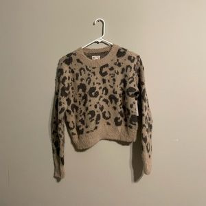 Leopard print sweater